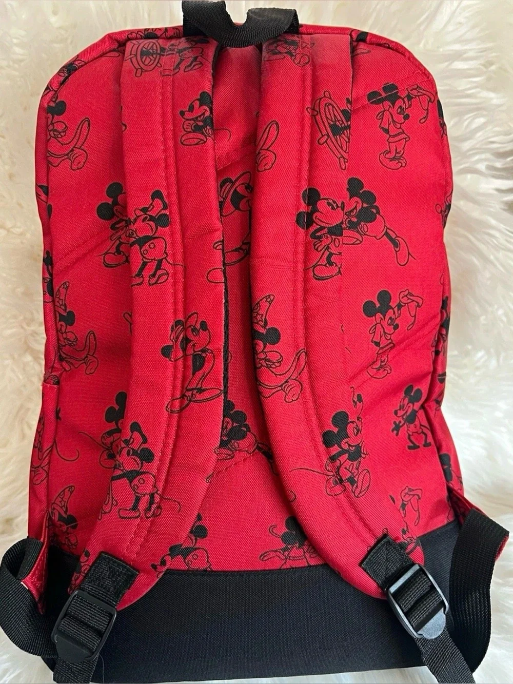 Mickey Mouse Red & Black Backpack - The Original Mickey Mouse